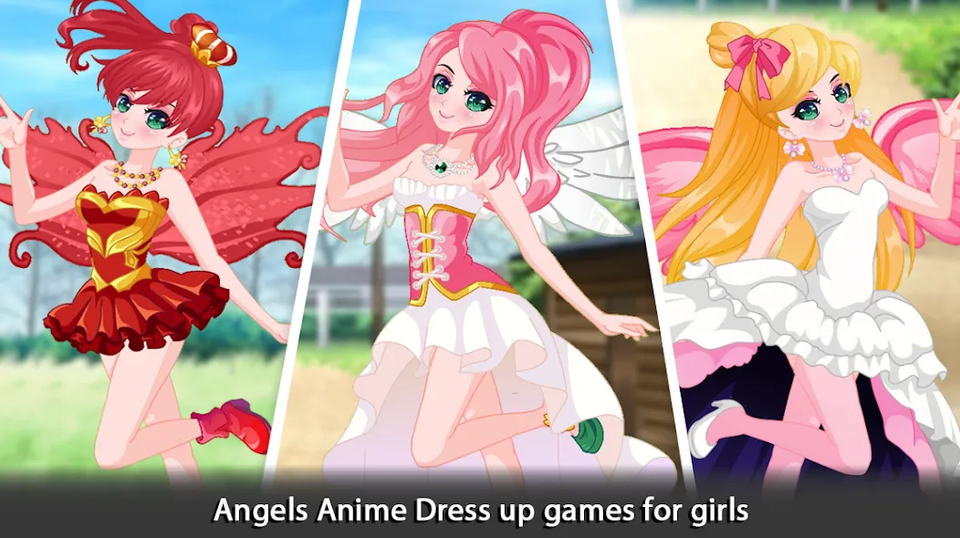 Dress Up Angel Anime Girl Game [МОД: Много денег, Монет и Все открыто] Screenshot 5