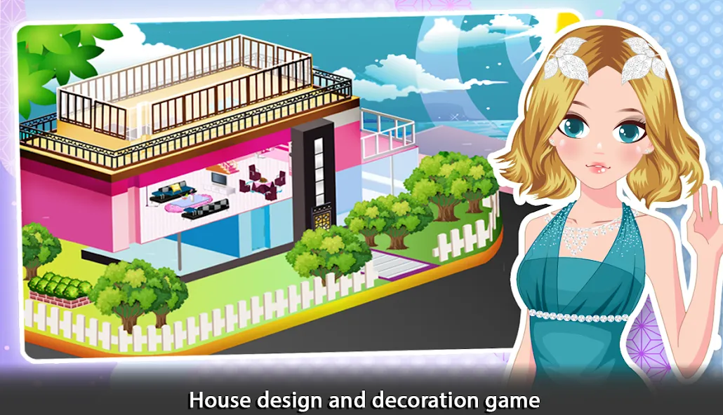 Girl Doll House - Room Design [МОД: Все открыто, Дополнительные деньги и Меню MOD] Screenshot 1