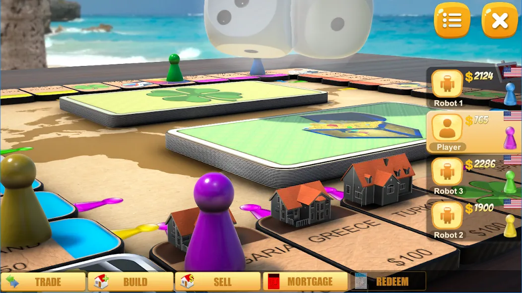 Rento - Dice Board Game Online [МОД: Бесконечные деньги, Монеты и Мега MOD] Screenshot 2