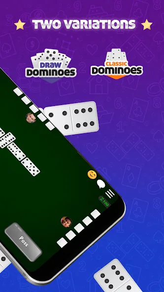 Dominoes Online - Classic Game (Домино Онлайн) [МОД: Бесконечные деньги, Монеты и Мега MOD] Screenshot 3