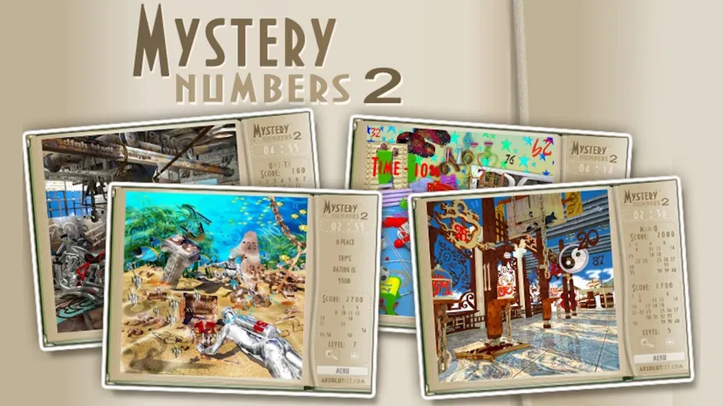 Mystery Numbers 2 (Мистери Намберс 2) [МОД: Все открыто, Дополнительные деньги и Меню MOD] Screenshot 1