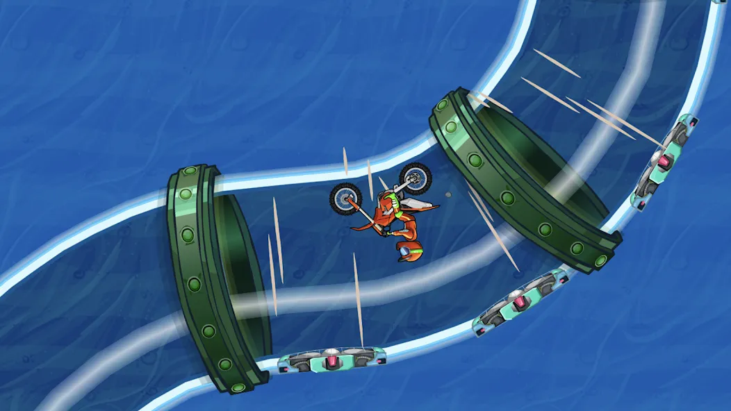 Moto X3M Bike Race Game (Мото 3М Игра на мотоциклах) [MOD: Все открыто] - Скриншот 3