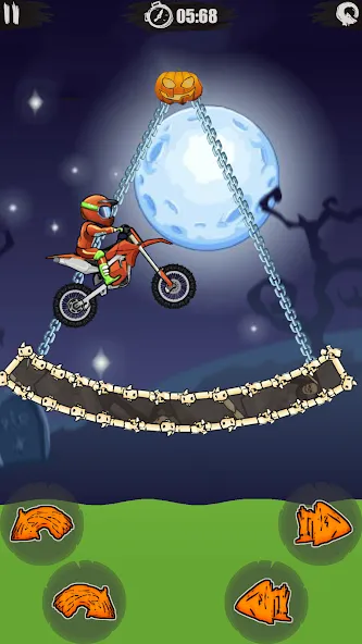 Moto X3M Bike Race Game (Мото 3М Игра на мотоциклах) [MOD: Все открыто] - Скриншот 4