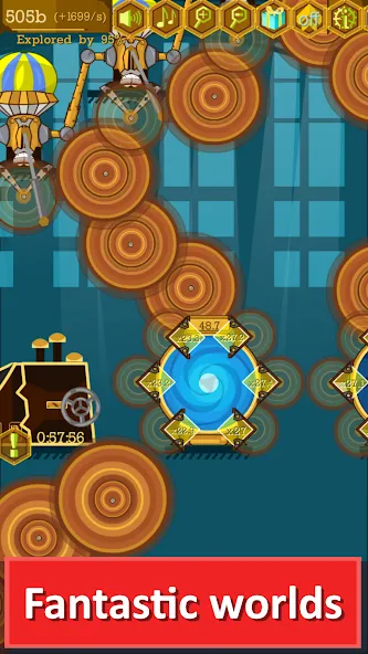 Steampunk Idle Gear Spinner (Стеампанк Идл Спиннер Фабрика) [МОД: Все открыто, Дополнительные деньги и Меню MOD] Screenshot 5