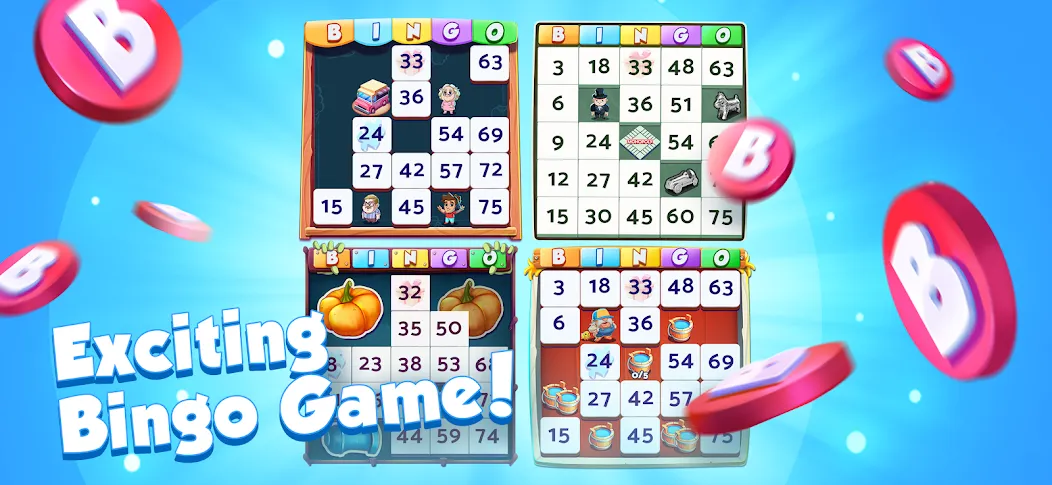 Bingo Bash: Live Bingo Games (Бинго Баш) [МОД: Все открыто, Дополнительные деньги и Меню MOD] Screenshot 1