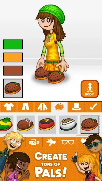 Papa Louie Pals (Папа Луи Пэлс) [МОД: Меню, Бесконечные монеты и Открытые уровни] Screenshot 2
