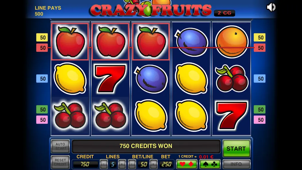 Crazy Fruits (Крейзи Фрутс) [МОД: Деньги, Монеты и Меню MOD] Screenshot 1