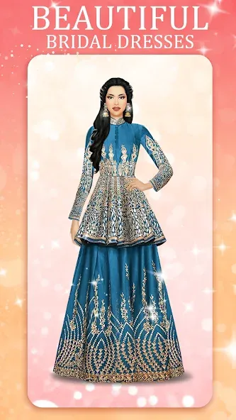 Indian Fashion Dressup Stylist [МОД: Много монет, Открытые уровни и Мега MOD] Screenshot 1