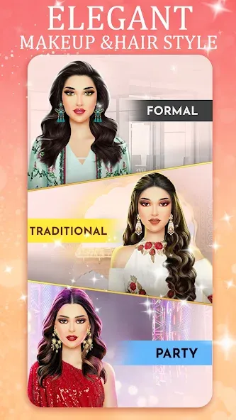Indian Fashion Dressup Stylist [МОД: Много монет, Открытые уровни и Мега MOD] Screenshot 5