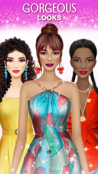 Fashion Stylist: Dress Up Game [МОД: Меню, Бесконечные монеты и Открытые уровни] Screenshot 1