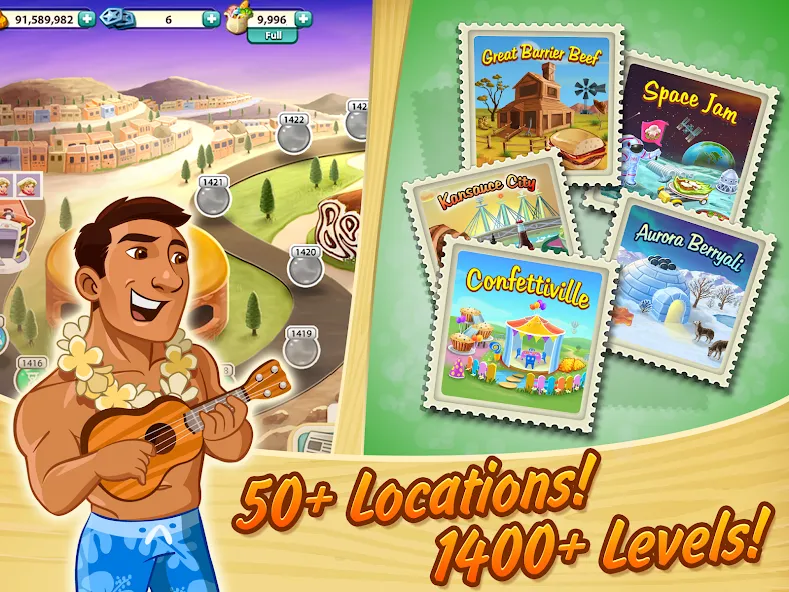 Kitchen Scramble: Cooking Game (Китчен Скрэмбл) [МОД: Деньги, Монеты и Меню MOD] Screenshot 2