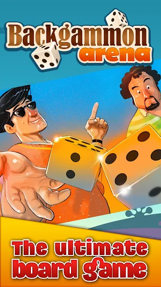 Backgammon Arena (Бэкгаммон Арена) [МОД: Бесконечные деньги, Монеты и Мега MOD] Screenshot 1