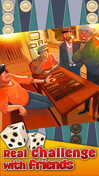 Backgammon Arena (Бэкгаммон Арена) [МОД: Бесконечные деньги, Монеты и Мега MOD] Screenshot 2