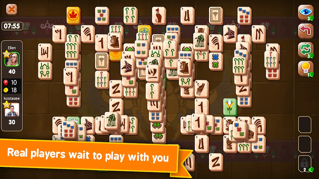 Mahjong Duels (Маджонг Дуэли) [МОД: Много денег, Монет и Все открыто] Screenshot 3