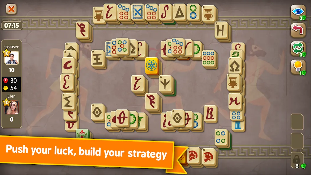 Mahjong Duels (Маджонг Дуэли) [МОД: Много денег, Монет и Все открыто] Screenshot 4