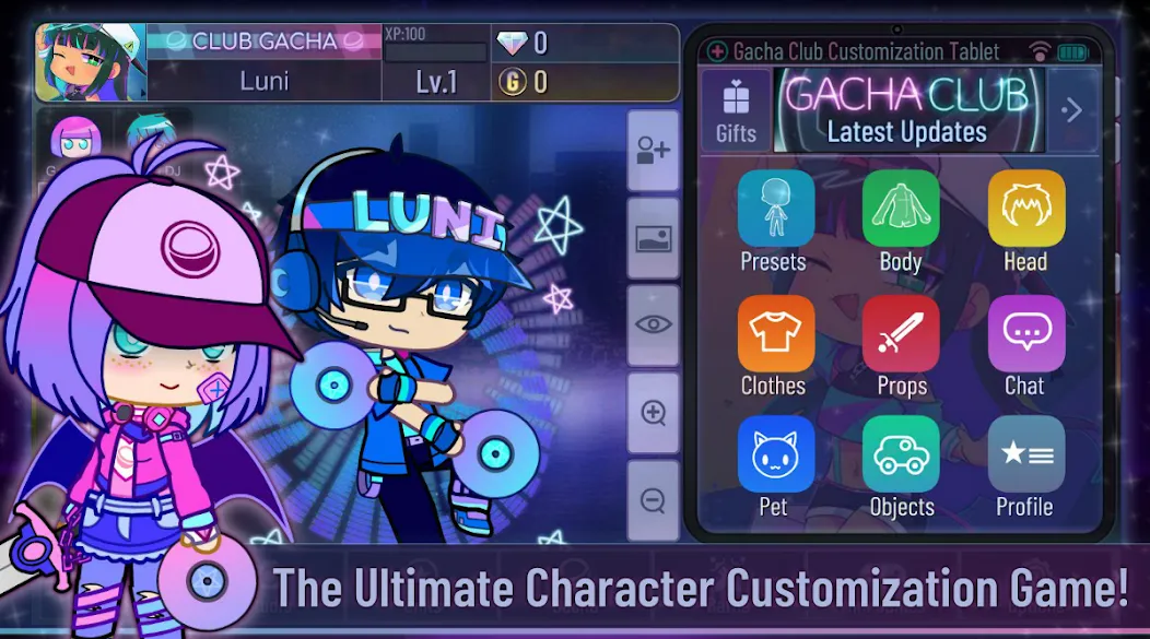 Gacha Club (Гача Клуб) [МОД: Меню, Бесконечные монеты и Открытые уровни] Screenshot 2