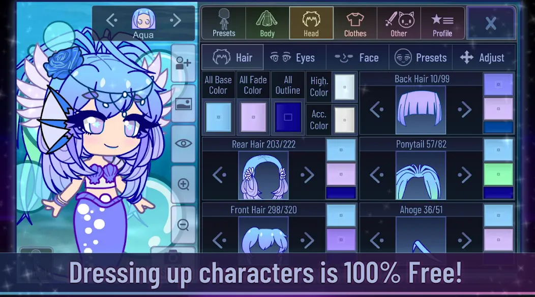 Gacha Club (Гача Клуб) [МОД: Меню, Бесконечные монеты и Открытые уровни] Screenshot 3