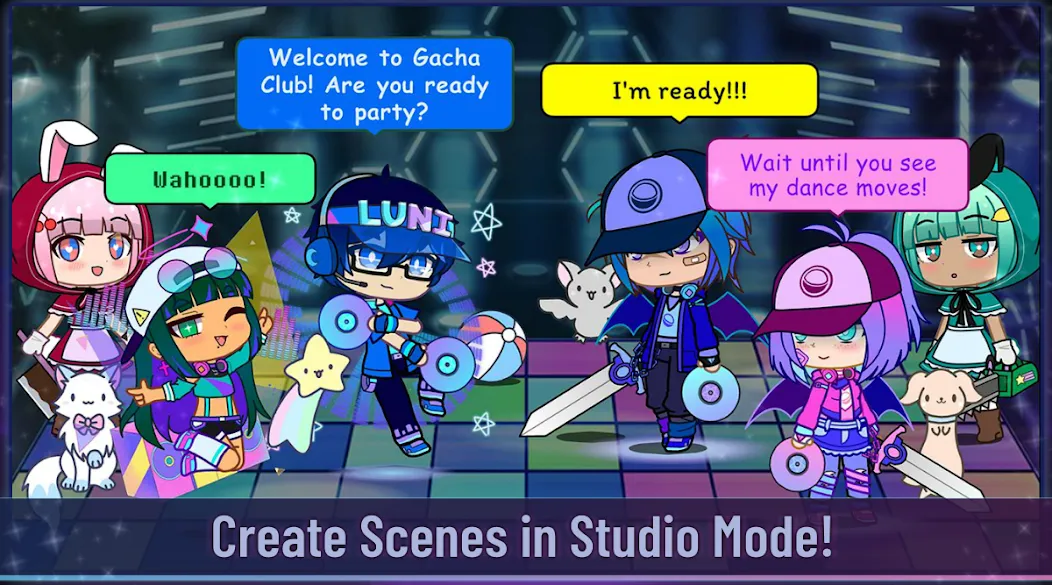 Gacha Club (Гача Клуб) [МОД: Меню, Бесконечные монеты и Открытые уровни] Screenshot 4