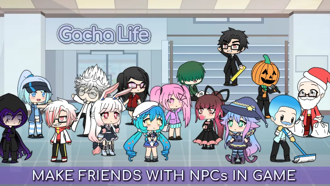 Gacha Life (Гача Лайф) [МОД: Меню, Бесконечные монеты и Открытые уровни] Screenshot 5