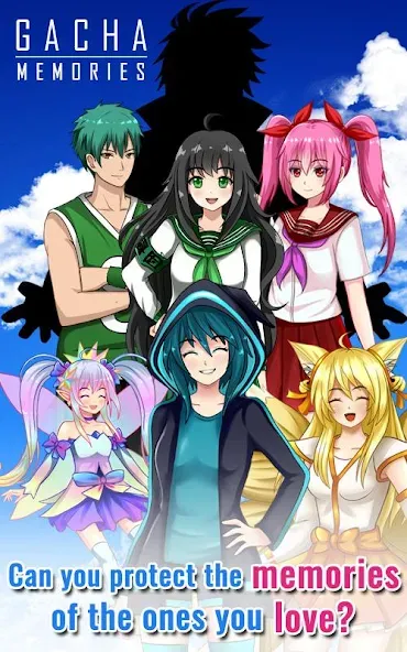 Gacha Memories - Anime Visual (Гача Мемориз) [МОД: Много денег, Монет и Все открыто] Screenshot 1
