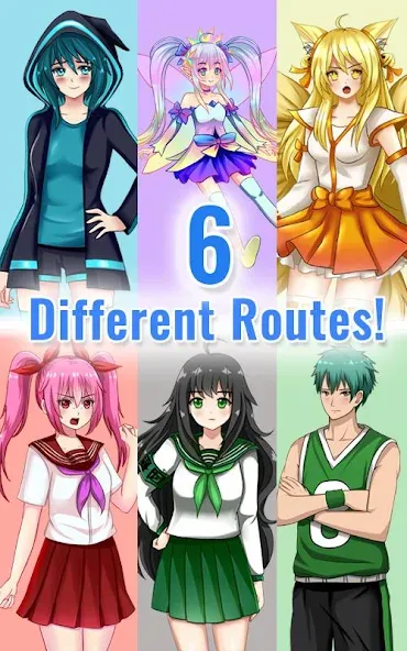 Gacha Memories - Anime Visual (Гача Мемориз) [МОД: Много денег, Монет и Все открыто] Screenshot 2