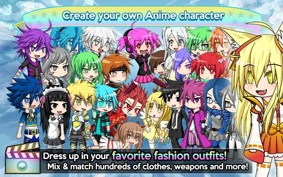 Gacha Studio (Anime Dress Up) (Гача Студио) [МОД: Много денег, Монет и Все открыто] Screenshot 2