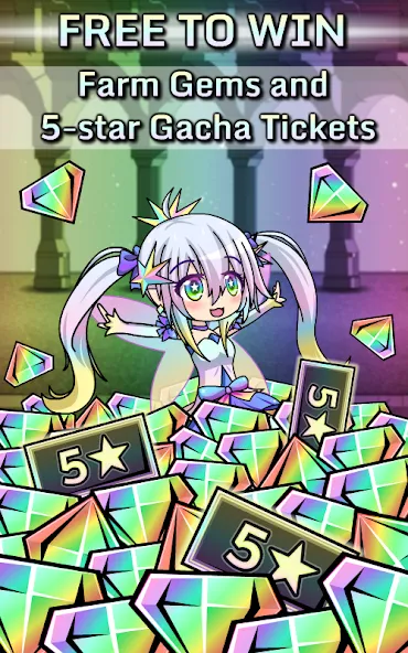 Gacha World (Гача Ворлд) [МОД: Много монет, Открытые уровни и Мега MOD] Screenshot 2