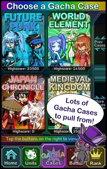 Anime Gacha! (Simulator & RPG) [МОД: Меню, Бесконечные монеты и Открытые уровни] Screenshot 2