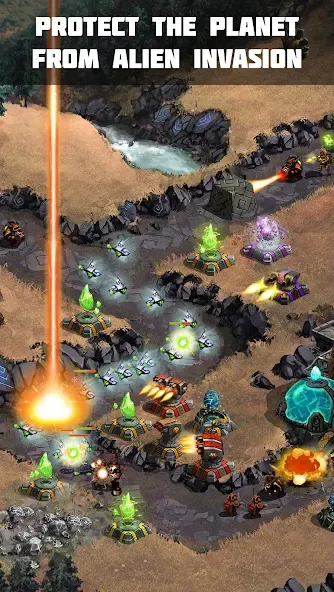 Ancient Planet Tower Defense (Эншент Планет Тауэр Дефенс) [МОД: Все открыто, Дополнительные деньги и Меню MOD] Screenshot 1