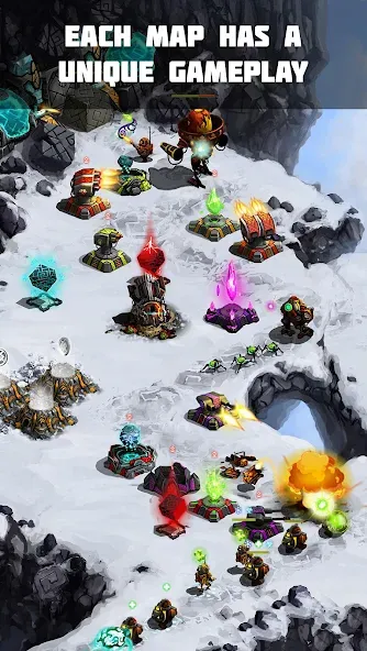 Ancient Planet Tower Defense (Эншент Планет Тауэр Дефенс) [МОД: Все открыто, Дополнительные деньги и Меню MOD] Screenshot 2