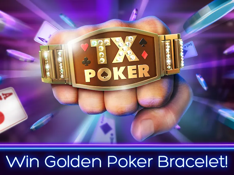TX Poker - Texas Holdem Poker [МОД: Деньги, Монеты и Меню MOD] Screenshot 1