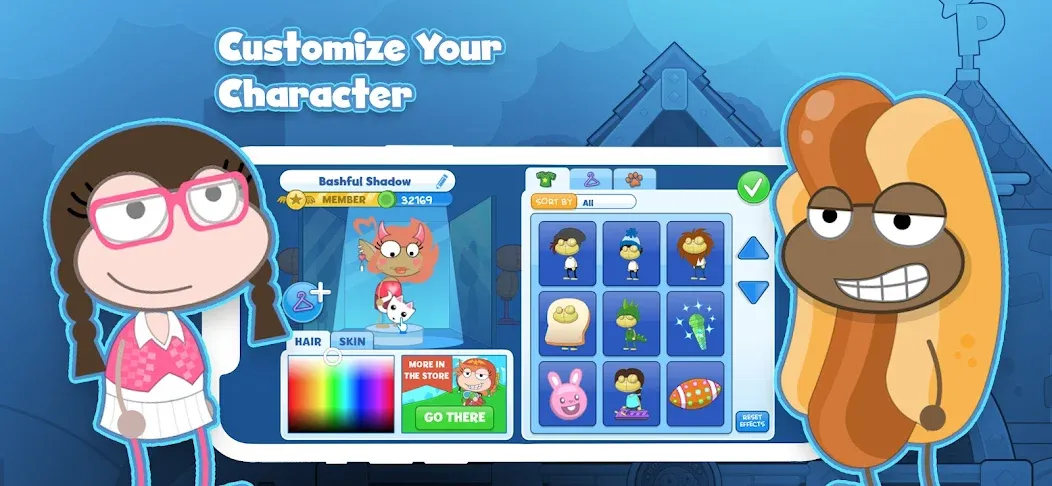 Poptropica: Fun Kids Adventure (Поптропика) [МОД: Все открыто, Дополнительные деньги и Меню MOD] Screenshot 2