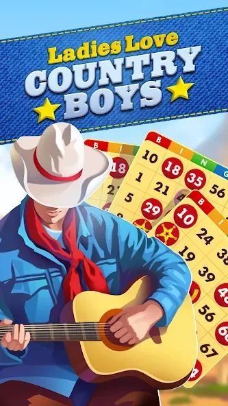 Bingo Country Boys: Tournament (Бинго Кантри Бойз) [МОД: Бесконечные деньги, Монеты и Мега MOD] Screenshot 5