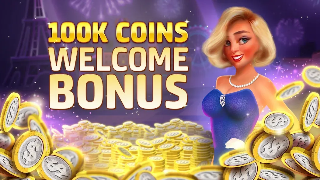 Vegas Downtown Slots & Words [МОД: Все открыто, Дополнительные деньги и Меню MOD] Screenshot 2
