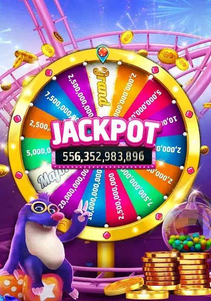 Slotomania™ Slots Casino Games (Слотомания) [МОД: Все открыто, Дополнительные деньги и Меню MOD] Screenshot 3