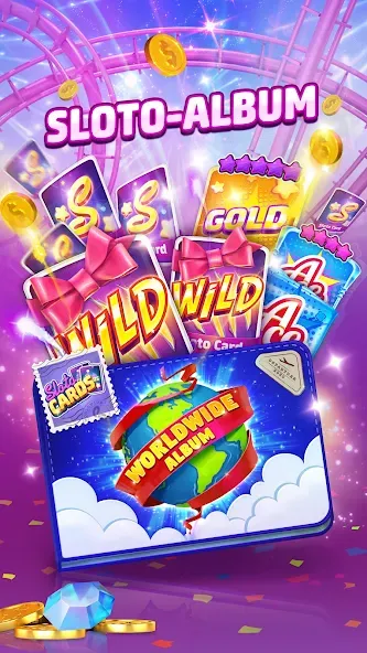 Slotomania™ Slots Casino Games (Слотомания) [МОД: Все открыто, Дополнительные деньги и Меню MOD] Screenshot 4