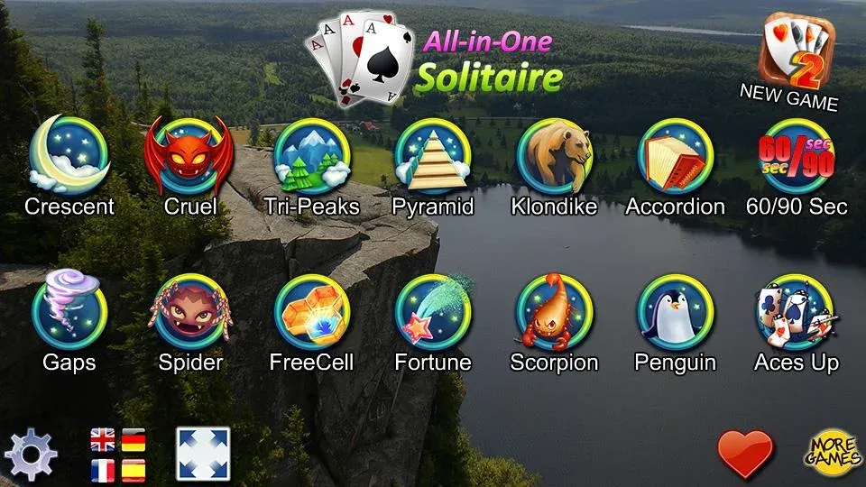 All-in-One Solitaire [МОД: Бесконечные деньги, Монеты и Мега MOD] Screenshot 1