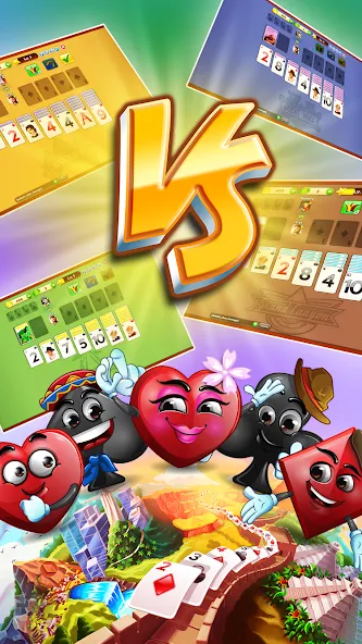 Solitaire Journey (Солитер Джорни) [МОД: Деньги, Монеты и Меню MOD] Screenshot 1