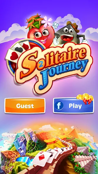 Solitaire Journey (Солитер Джорни) [МОД: Деньги, Монеты и Меню MOD] Screenshot 5