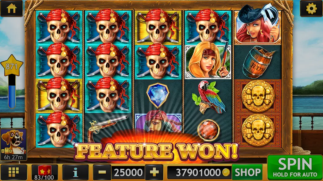 Vegas Slots Galaxy (Вегас Слотс Гэлэкси) [МОД: Меню, Бесконечные монеты и Открытые уровни] Screenshot 5