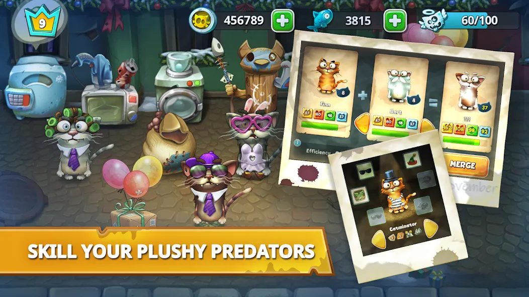 Cats Empire: Kitten simulation [МОД: Все открыто, Дополнительные деньги и Меню MOD] Screenshot 2