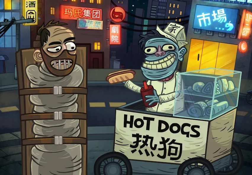 Troll Face Quest: Horror (Тролл Фейс Квест Хоррор) [МОД: Много денег, Монет и Все открыто] Screenshot 4
