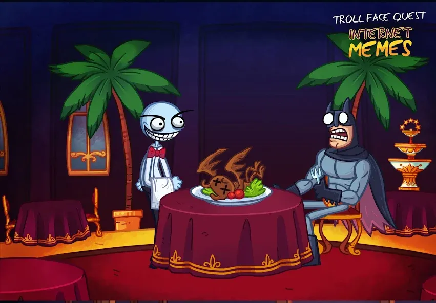 Troll Face Quest Internet Meme (Тролль Фейс Квест Интернет Мем) [МОД: Бесконечные деньги, Монеты и Мега MOD] Screenshot 4