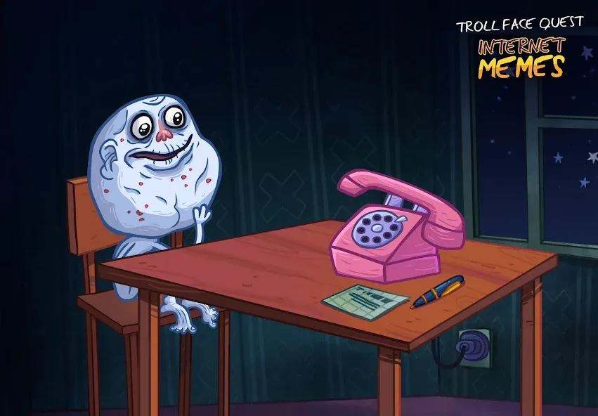 Troll Face Quest Internet Meme (Тролль Фейс Квест Интернет Мем) [МОД: Бесконечные деньги, Монеты и Мега MOD] Screenshot 5