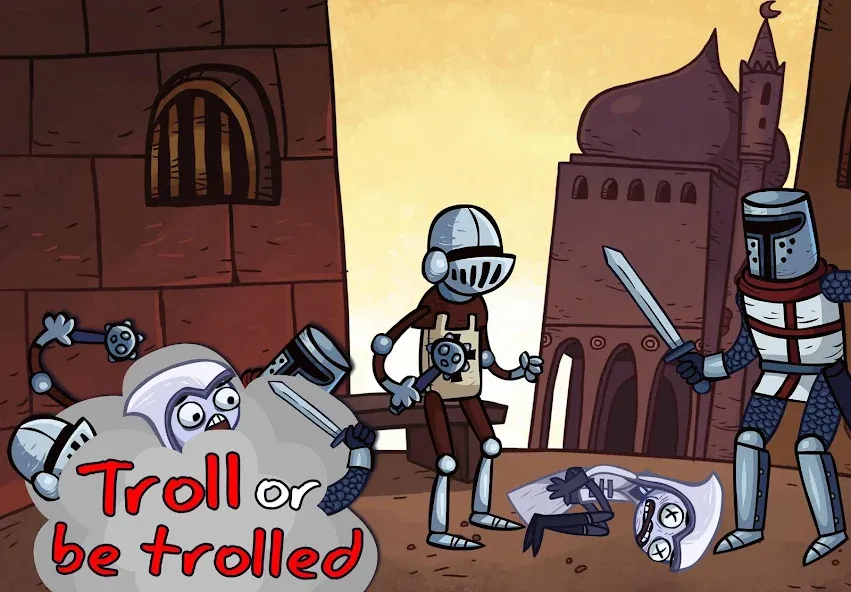Troll Face Quest: Video Games (Тролл Фейс Квест Видеоигры) [МОД: Много монет, Открытые уровни и Мега MOD] Screenshot 3
