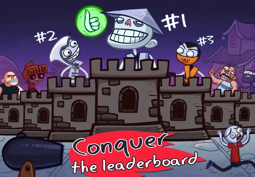 Troll Face Quest: Video Games (Тролл Фейс Квест Видеоигры) [МОД: Много монет, Открытые уровни и Мега MOD] Screenshot 4
