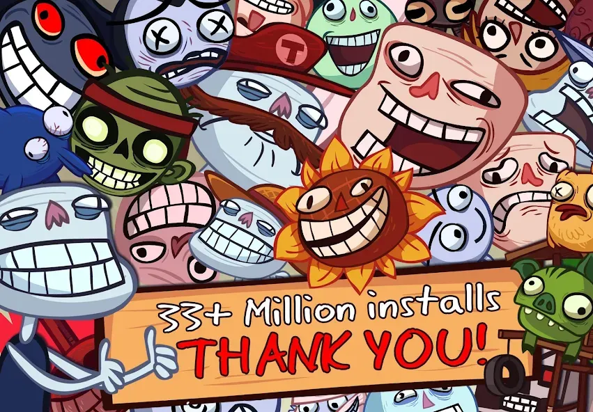 Troll Face Quest: Video Games (Тролл Фейс Квест Видеоигры) [МОД: Много монет, Открытые уровни и Мега MOD] Screenshot 5