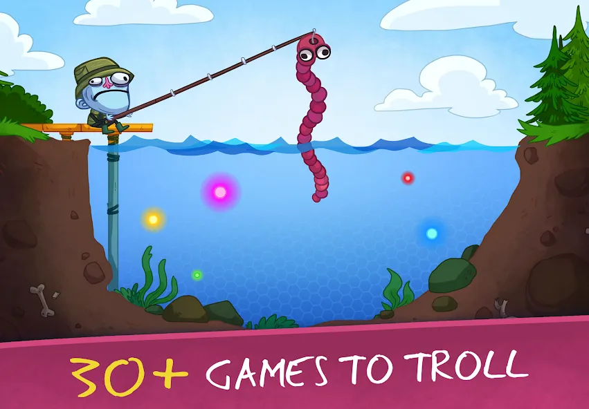 Troll Face Quest: VideoGames 2 (Тролль Фейс Квест Видеоигры 2) [МОД: Меню, Бесконечные монеты и Открытые уровни] Screenshot 2