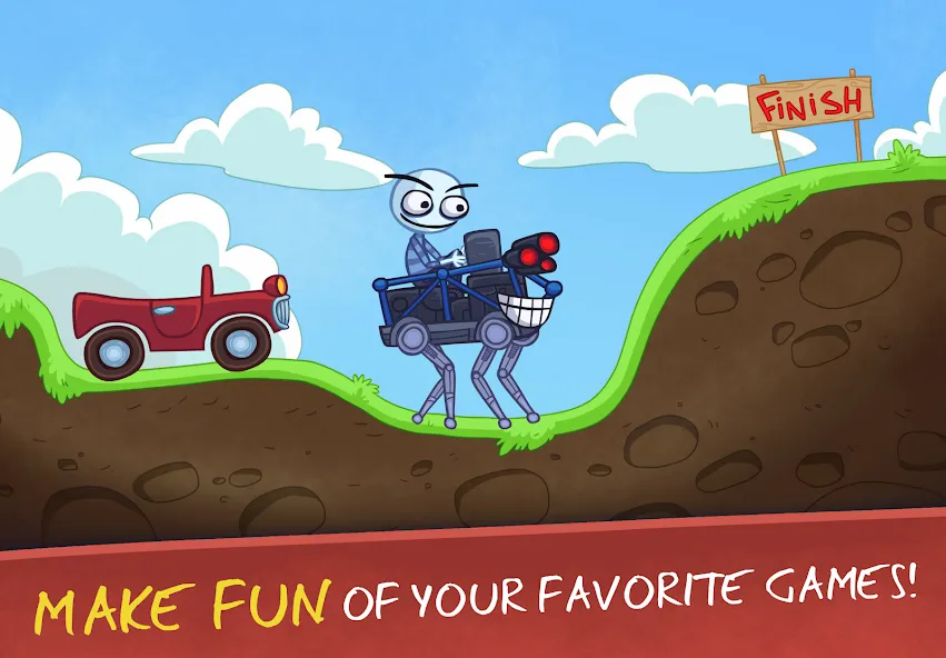 Troll Face Quest: VideoGames 2 (Тролль Фейс Квест Видеоигры 2) [МОД: Меню, Бесконечные монеты и Открытые уровни] Screenshot 4