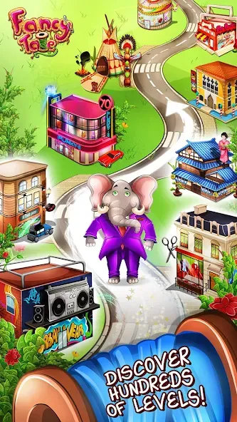 Fancy Tale:Fashion Puzzle Game (Фэнси Тейл) [МОД: Много денег, Монет и Все открыто] Screenshot 4